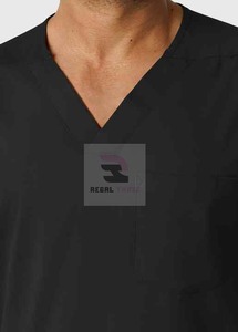 เสื้อสครับสำหรับผู้ชายเสื้อสครับสำหรับโรงพยาบาลพยาบาลทางการแพทย์ - Product Image 4