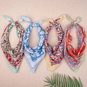 Robe en coton imprimé à la main à motifs floraux indiens, légère, pour l'été - Product Image 6