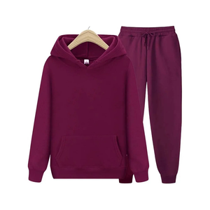 Ropa deportiva de invierno de dos piezas con cremallera personalizada para hombre, ropa deportiva de entrenamiento, chándal para correr, conjunto de ropa - Product Image 6