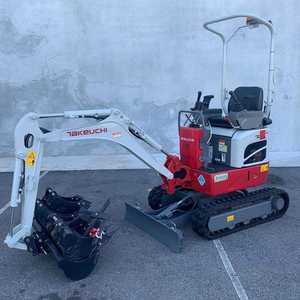 Mini-excavatrice japonaise d'occasion Takeuchi TB235-2, 1 tonne, diesel, sur chenilles, moteur Yanmar, godet de 4 m, moment de charge élevé, pompe moteur - Product Image 6