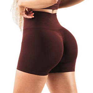 2026 haut tendance de haute qualité personnalisé mince sans couture sport léger Yoga Jogging Fitness taille haute Shorts de course pour les femmes - Product Image 6