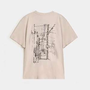 T-shirts pour hommes 100% coton personnalisés Nouveau design T-shirts à impression graphique décontractés de couleur unie respirante pour hommes - Product Image 6