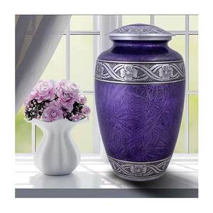 Nouveau Look prix raisonnable fait à la main en forme de coeur urnes de crémation pour animaux de compagnie Style européen fournitures funéraires en métal personnalisable inde - Product Image 3