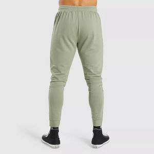 Vente en gros OEM Fabrication de vêtements de sport personnalisés de haute qualité Coton Spandex pour hommes Pantalon de survêtement en polaire vierge Pantalon de survêtement extensible pour hommes - Product Image 2