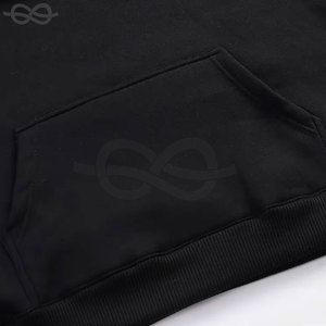 Sudadera con capucha pesada personalizada para hombre con forro polar Sherpa sudadera gruesa de invierno diseño a prueba de viento bolsillo de canguro - Product Image 5