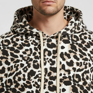 Sudadera con Capucha Extra Grande con Estampado de Leopardo para Hombre, Nueva Llegada, Superventas, Secado Rápido y Transpirable - Product Image 4