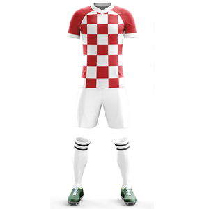 Uniforme de fútbol con logo personalizado disponible en múltiples tallas y colores, perfecto para escuelas, clubes y uniformes de fútbol profesionales. - Product Image 1