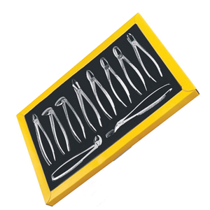 Juego de Fórceps para Extracción Dental, Herramientas de Ortodoncia, Tijeras, Espejo, Manual, Acero Inoxidable, Certificado CE - Product Image 1