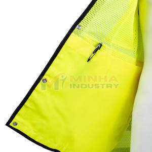 Gilet de sécurité industriel Gilet haute visibilité pour la construction, les travaux routiers et l'entrepôt Gilet de sécurité réfléchissant multi-poches - Product Image 4