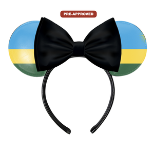 Diadema Personalizada con Orejas de Ratón, Diseño Pre-Aprobado, Rwanda H.E.R. Accesorios de vinilo de ajuste universal - Product Image 1