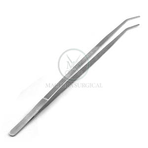 Juego de Pinzas Meriam Rectas y Curvas de Acero Inoxidable MACLURA SURGICAL para Uso Dental Profesional, Agarre Ergonómico Manual, CE - Product Image 2