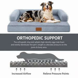 Eco-Friendly Dog Bed <strong>Sofa</strong> for Large Dogs Velvet Material Removable Washable Cover XL Size Warm Mattress Cushion for Dogs <strong>Cats</strong> - Product Image 2