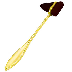 Martillo de reflejo Taylor Tomahawk negro chapado en oro, herramienta de examen neurológico Premium, profesionales médicos, estudiantes, enfermeras - Product Image 1