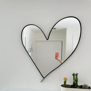 Espejo de Pared para Decoración del Hogar, Diseño Interior con Diseño de Hojas, Espejo Decorativo Clásico y Moderno con Múltiples Acabados - Product Image 1