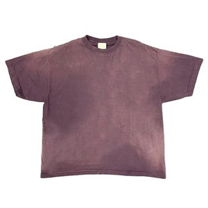 เสื้อยืดคอโอทรงโอเวอร์ไซส์ ย้อมสีแบบมิเนอรัล ล้างสีแบบแอซิดวอช ผ้าคอตตอน 100% คุณภาพสูง พิมพ์โลโก้ตามสั่ง ตัวอักษรหนา ไม่เป็นขุย รับผลิตแบบ OEM - Product Image 4