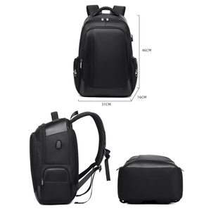 BEARKY Ethnic Style Waterproof Oxford Backpack with USB Port 15.6 Inch <strong>Laptop</strong> Bag Large Capacity Travel <strong>Rucksack</strong> <strong>for</strong> Men <strong>Women</strong> - Product Image 2