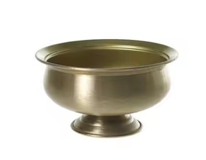 Antique <b>Silver</b> Finished Metal Bowl Unique Designer Fruit Serving Snacks Royal Look for Food Elegant Bowls for Commercial Use - Product Image 6