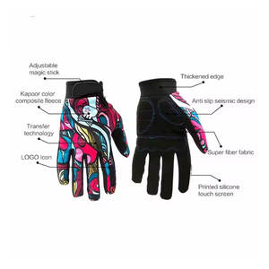 Gants de cyclisme à doigts entiers pour hommes fabriqués sur mesure - Product Image 2