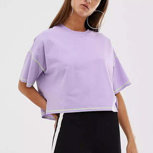 <b>Womens</b> Fashion T Shirt Lightweight Cotton Tee Short Sleeve Crew <b>Neck</b> Comfortable Top For Summer Daily Outfit - Product Image 4