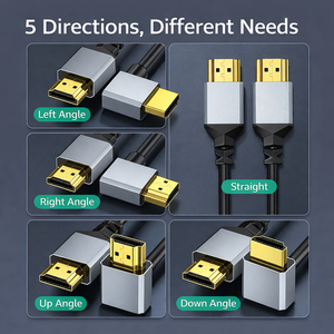 Micro <strong>HDMI</strong> to <strong>HDMI</strong> Cable Spring <strong>Wire</strong> Design 4K 3D Male to Male Cable for Laptop Camera to HDTV Projector - Product Image 4