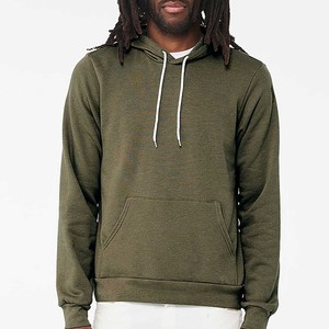 Sweat-shirt à capuche en coton et fibre de bambou, lourd, pour l'hiver, uni, teint, brodé, Independent Trading Co - Product Image 4
