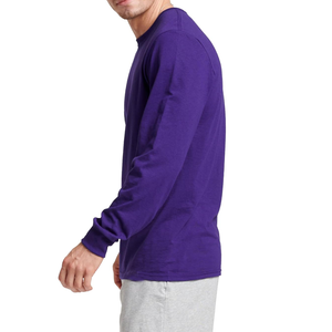 T-shirts pour hommes en gros 100% coton lavable couleur unie de haute qualité personnalisé personnalisé grande taille t-shirts - Product Image 3