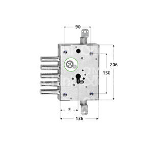 ศิลปะล็อคกระบอกระบบเดียวกระบอกสูบรูป2662ไม่รวมแท่งไม่รวมการเคลื่อนที่ของเกียร์ - Product Image 1