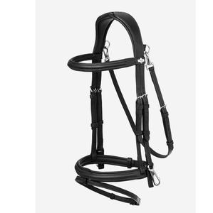 Bride de travail Noir Bride en cuir occidental de haute qualité Western Heavy Duty Headstall Cowboy Rawhide Tressé - Product Image 1