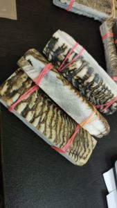 Poignées de couteau en corne de bélier écologiques, faites à la main, art artisanal naturel, objet de collection - Product Image 3