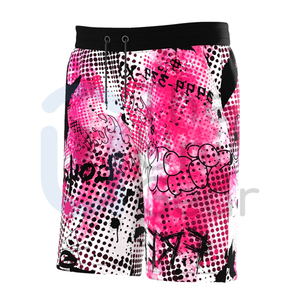 2025 nuevo estilo de pantalones cortos de Fitness para hombre de alta calidad 100% poliéster Casual impreso ropa deportiva logotipo frontal-disponible al por mayor - Product Image 3