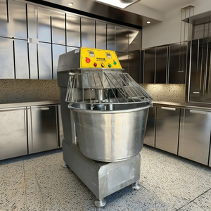 Mélangeur à pâte à pain commercial haute capacité 25 kg, machine de boulangerie industrielle, acier inoxydable robuste 230 kg, 3,7 kW - Product Image 1