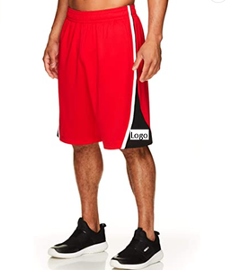 Short de basket-ball pour hommes, ceinture et poches, élastique, 12 pouces, couture, stock complet, du Bangladesh, - Product Image 1