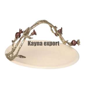 Nuevo último diseño, decoración de mesa de Metal elegante, hoteles y restaurantes, bandeja decorativa para servir comida artesanal - Product Image 1