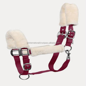 เชือกแขวนคอม้าไนลอนพรีเมี่ยมสุดหรู,เชือกผูกคอทำจากไนลอนหลากสีสันพร้อมผ้าฟลีซมิงค์บุขนสัตว์ทำมือ - Product Image 5