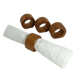 Décoration de table de style moderne Anneaux de serviette en bois Porte-mouchoirs Anneau de serviette en bois de haute qualité à prix économique - Product Image 6