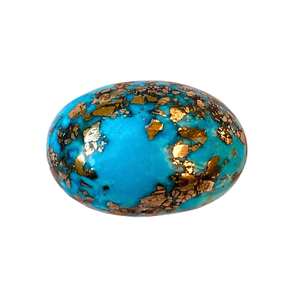 Aspecto impresionante 100% Piedra preciosa turquesa natural Tamaño-23*16*12MM Grado superior Forma ovalada de alta calidad Piedra preciosa Quilates 42,75 Gemas de moda - Product Image 2