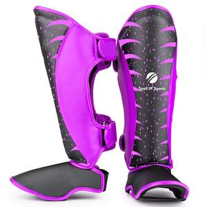 Prix de gros, protège-tibias de compétition de Muay Thai personnalisés, protection des jambes personnalisée, entraînement de kick-boxing, protège-tibias durable - Product Image 6