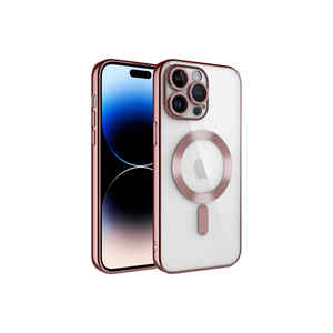 Coque de protection en silicone Netzy Ins Style pour iPhone 14 Pro et iPhone 14 Plus avec chargement sans fil MagSafe et protection de l'appareil photo - Product Image 1
