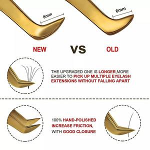 Pince à cils en acier inoxydable de qualité supérieure, sur mesure - Product Image 3