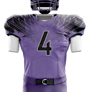 Uniformes de Fútbol Americano Hechos a Medida en Grandes Cantidades, Tela de Spandex/Poliéster de Secado Rápido, Venta al por Mayor, Nombre del Equipo Personalizado de Pakistán - Product Image 2