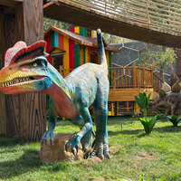 Modèle de dinosaure animatronique réaliste pour parcs d'aventure, intérieur/extérieur, pour centres commerciaux et aéroports