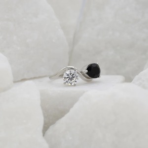 925แหวนเงินสเตอร์ลิงสีดำนิลลูกแพร์ตัดเป็นวงแหวนหมั้นหินขนาด7*10 7*7มม. เครื่องประดับเจ้าสาวที่ไม่เหมือนใคร - Product Image 6