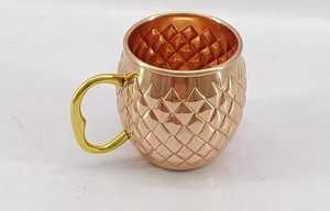 Mug Moscow Mule en acier inoxydable écologique de 16 oz - Product Image 6