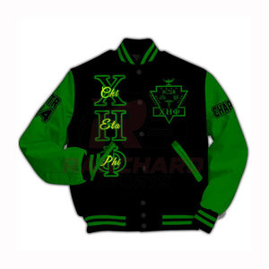 Chaqueta Universitaria para Hombre, Estilo Casual y Elegante para Otoño e Invierno, Chaqueta Universitaria para Hombre, Chaqueta Universitaria CHI ETA PHI - Product Image 1