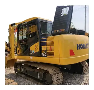 Piccolo macchinario edile Komatsu PC110 escavatori 11 tonnellate PC110-7 escavatori usati 110 trasferimento escavatore agricolo