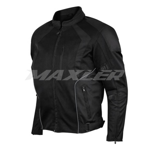 Ropa para hombre con logotipo personalizado, chaqueta de moto impermeable Cordura textil con cremallera completa para hombre. - Product Image 1