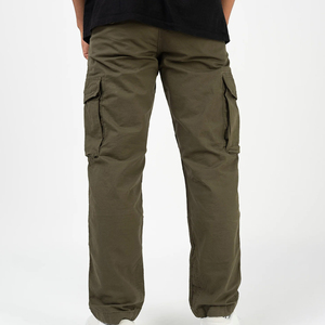 Haute qualité confortable pour hommes Nouveau design Pantalon cargo pour hommes en coton taille haute motif droit Style sport Meilleur prix - Product Image 3