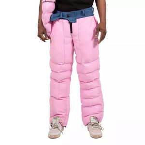 Pantalones de Mezclilla Acolchados para Hombre, Cómodos para Invierno, Color Sólido Personalizado, MOQ Bajo, en Venta - Product Image 1