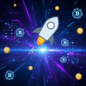 Camiseta Unisex de Manga Corta con Cuello Redondo y Estampado Digital de la Criptomonedera Stellar Lumens XLM, Promocional para Adultos - Product Image 3