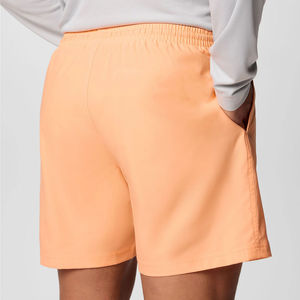 <b>Men's</b> High-Performance Spandex/Cotton Satin Embroidered Fishing <b>Shorts</b> Customized Wholesale Mid Waist <b>Zipper</b> Fly Solid Pattern - Product Image 6